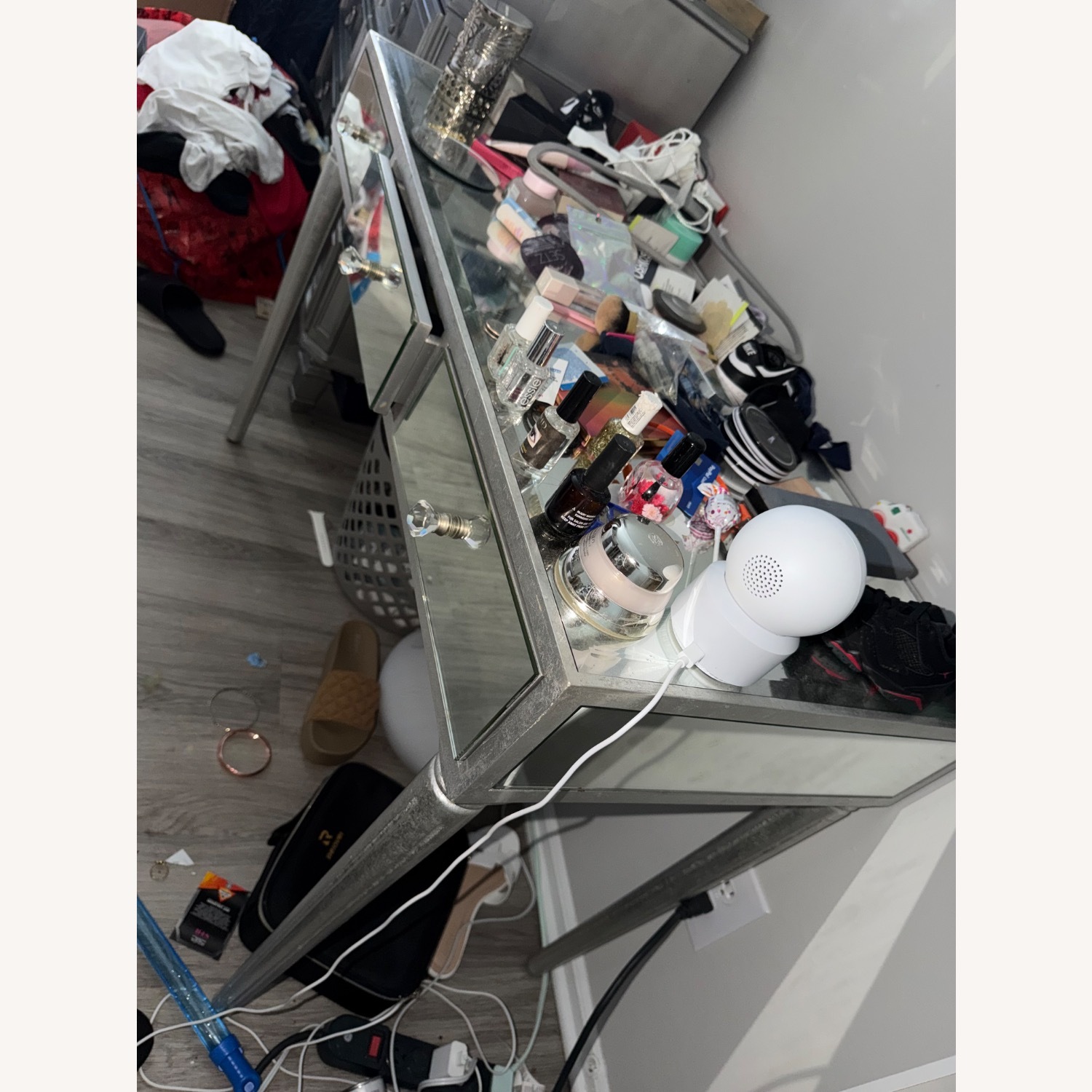 Bob's Discount Furniture Light Gray Media Storage - image-3