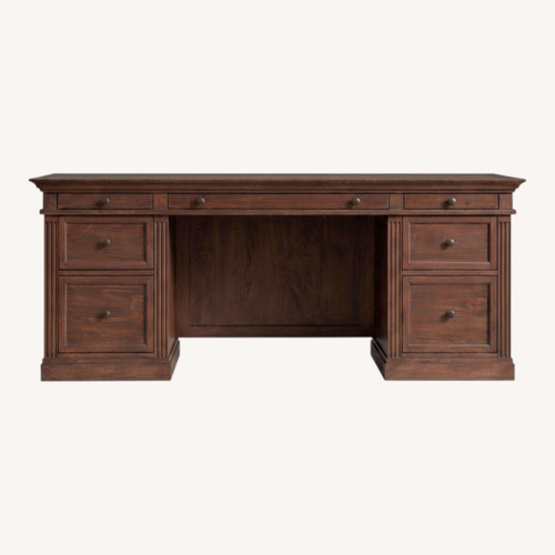 Used Pottery Barn Large Livingston Desk for sale on AptDeco