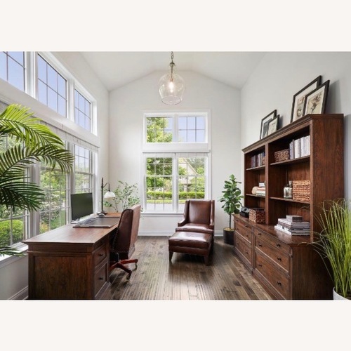 Used Pottery Barn Large Livingston Desk for sale on AptDeco