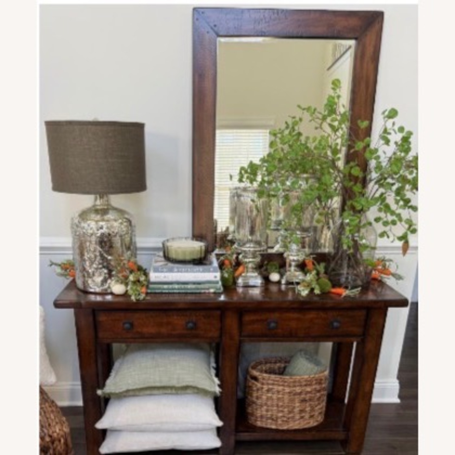 Pottery Barn Benchmark Large Console Table - image-0