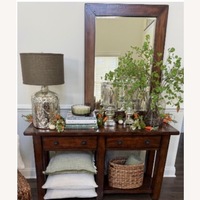 Pottery Barn Benchmark Large Console Table