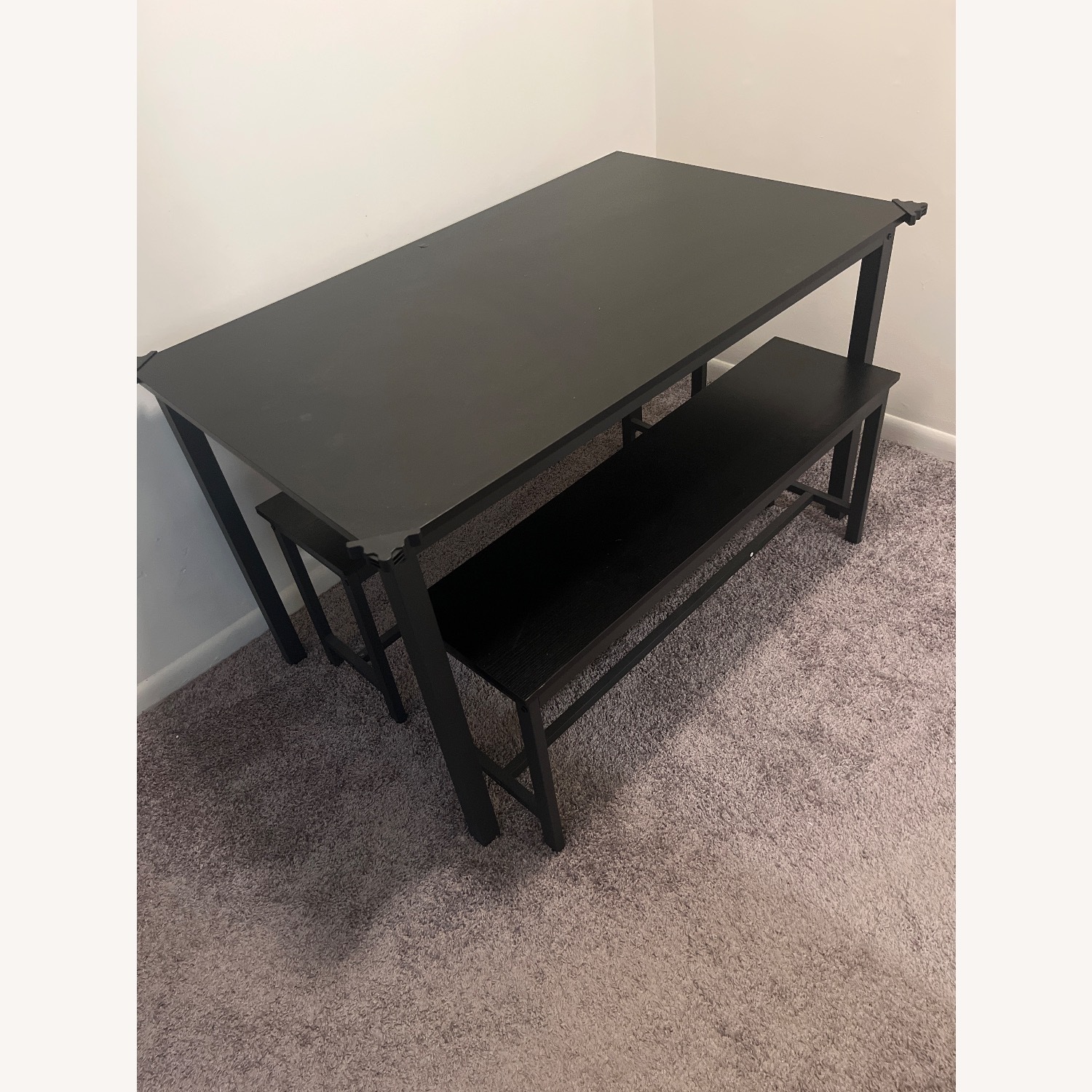 Black 3 Piece Dining Room Set  - image-4