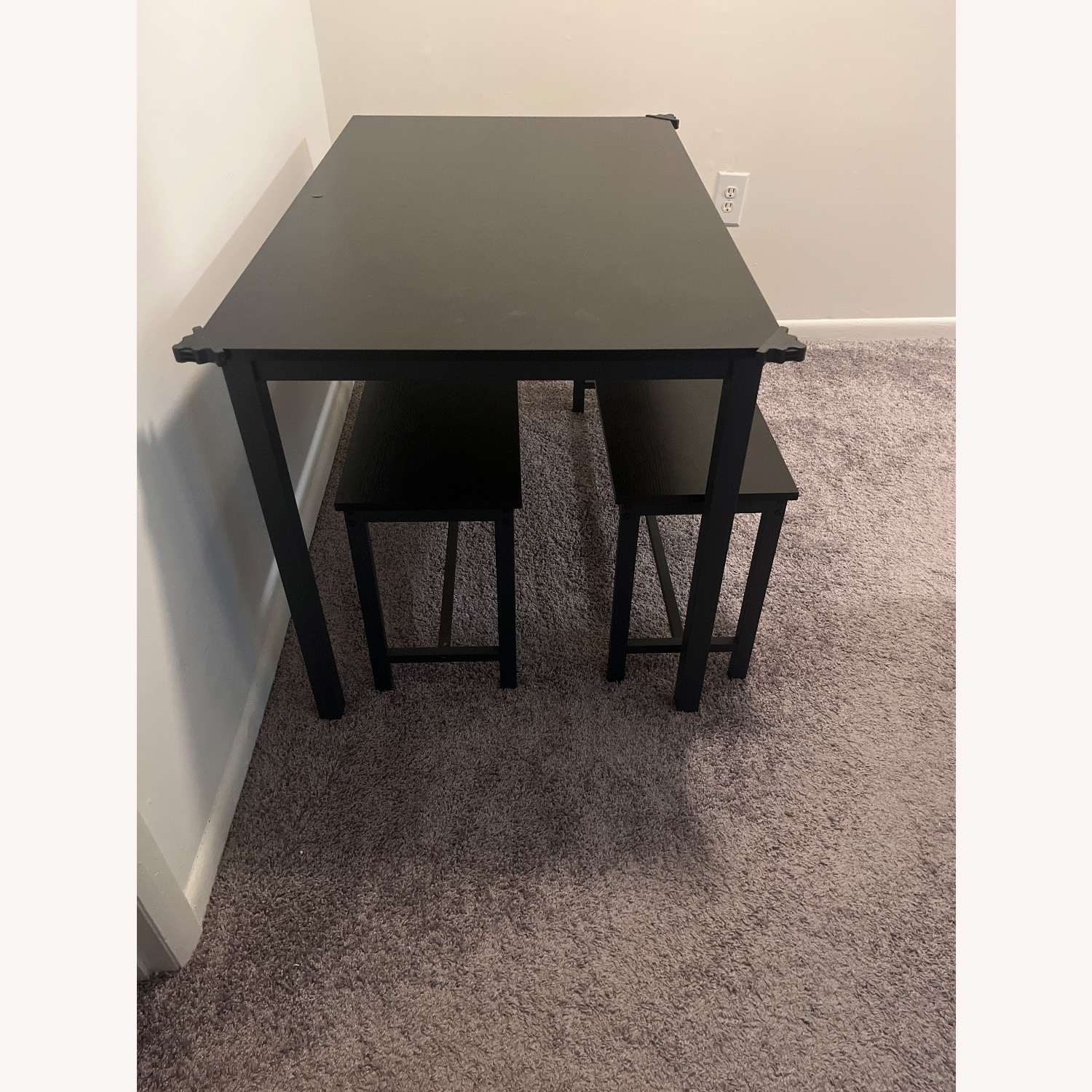 Black 3 Piece Dining Room Set  - image-2