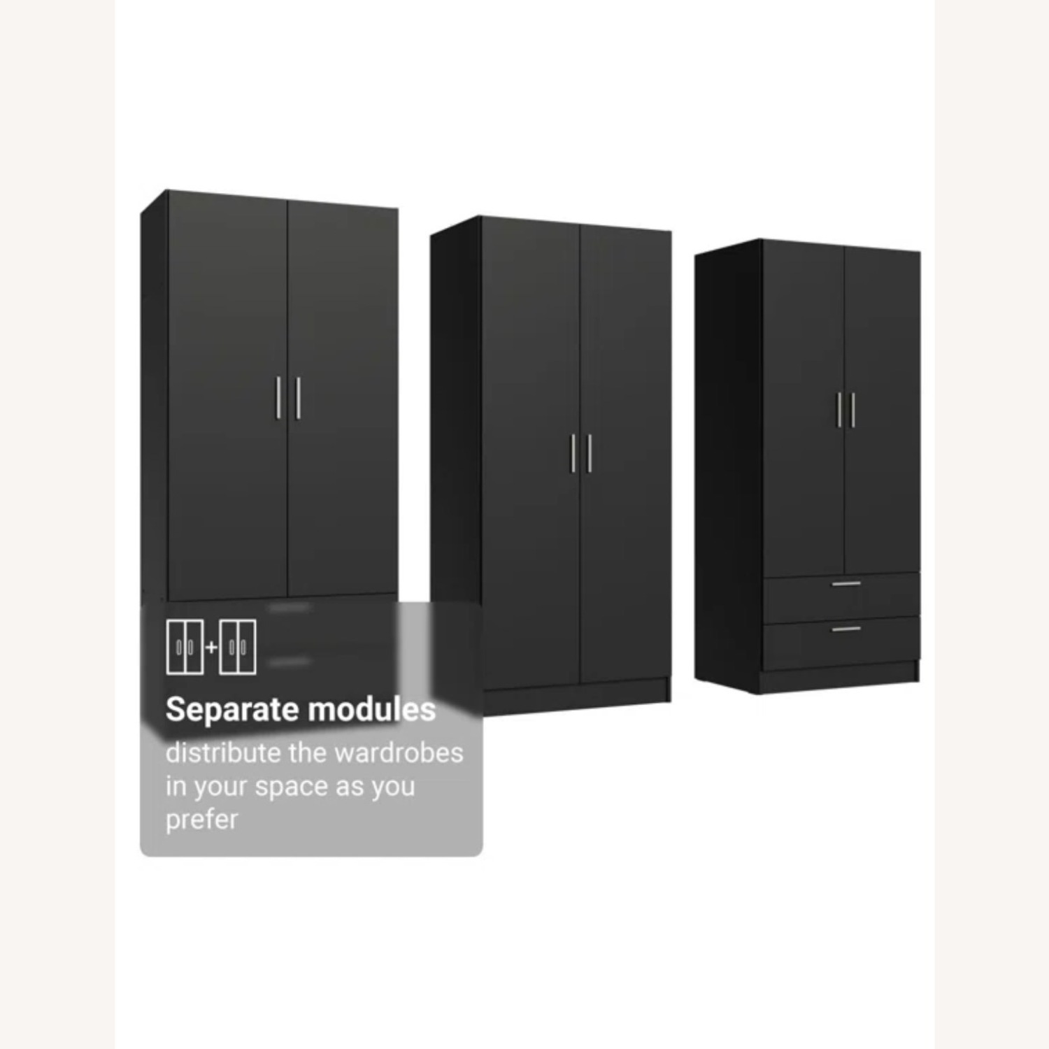 MADESA 6 Doors 4 Drawers Wardrobe Set - image-2
