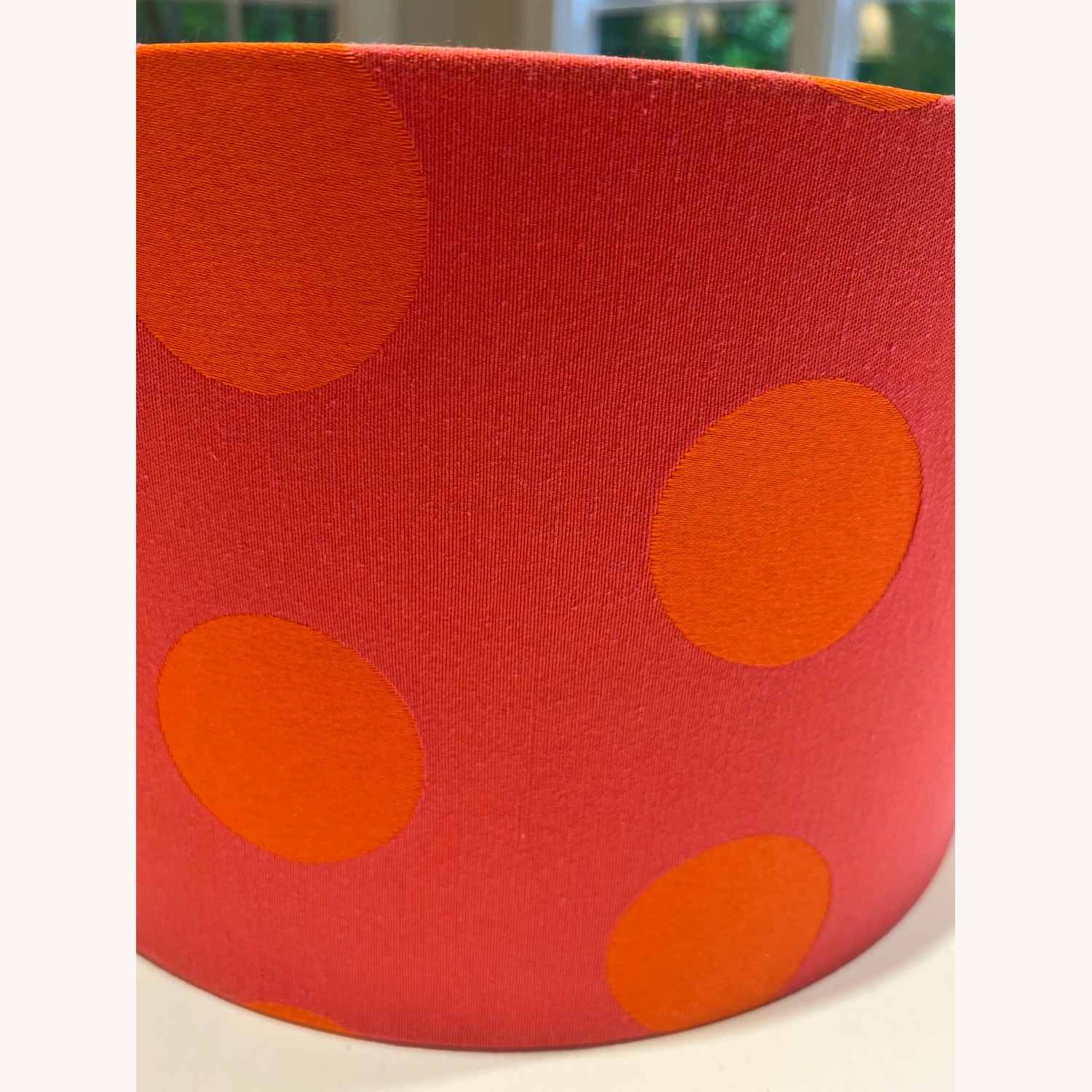 2 Retro Drum Lampshades 12 x 12 x 7" - image-2