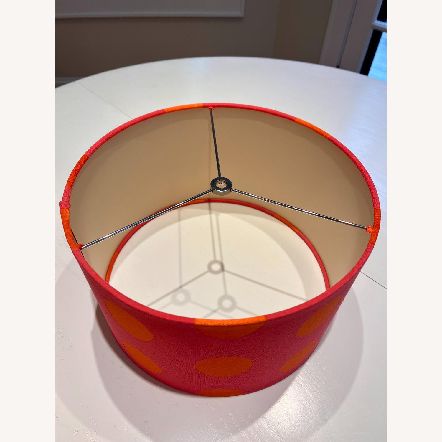 2 Retro Drum Lampshades 12 x 12 x 7" - image-5