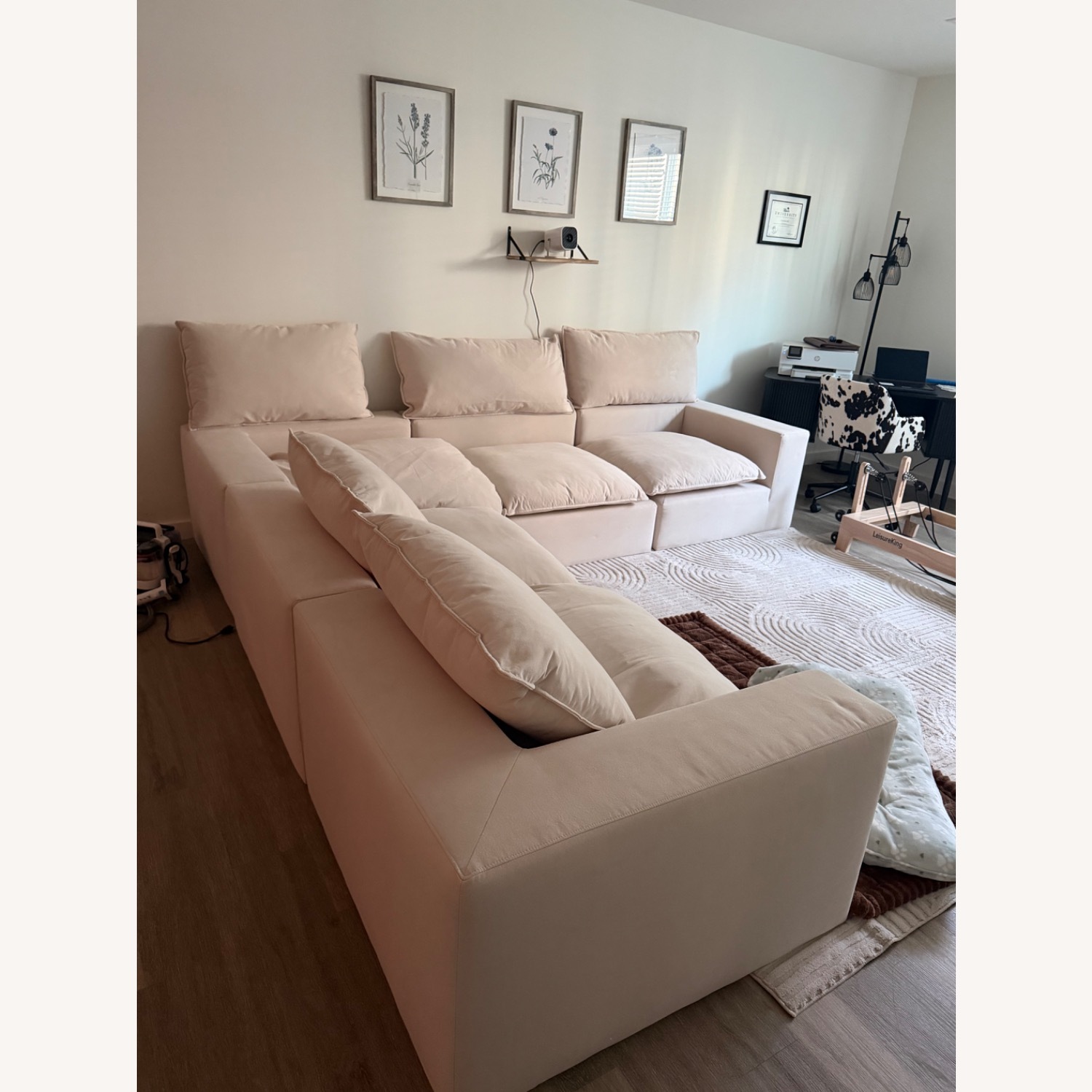 Cali Natural Performance Fabric Modular Sectional - image-1