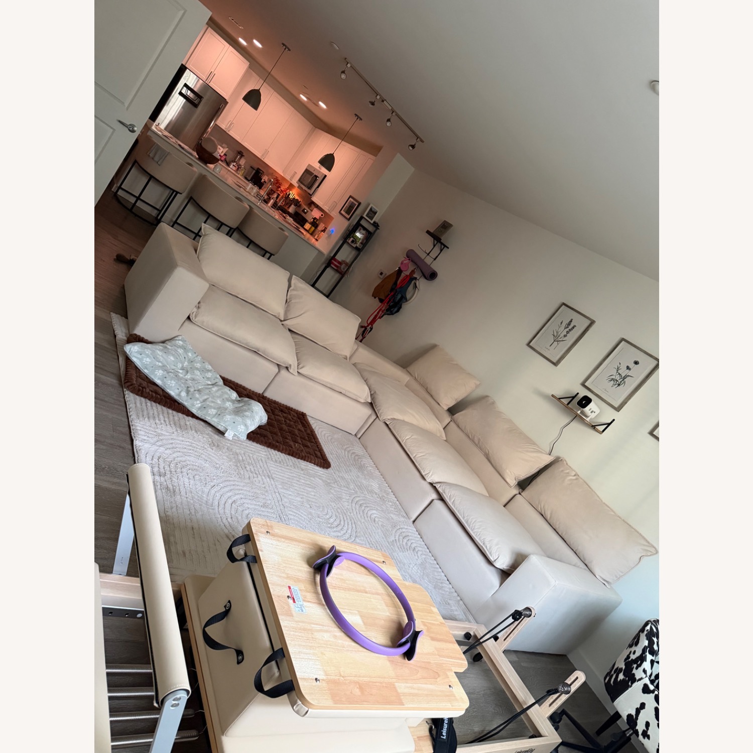 Cali Natural Performance Fabric Modular Sectional - image-3