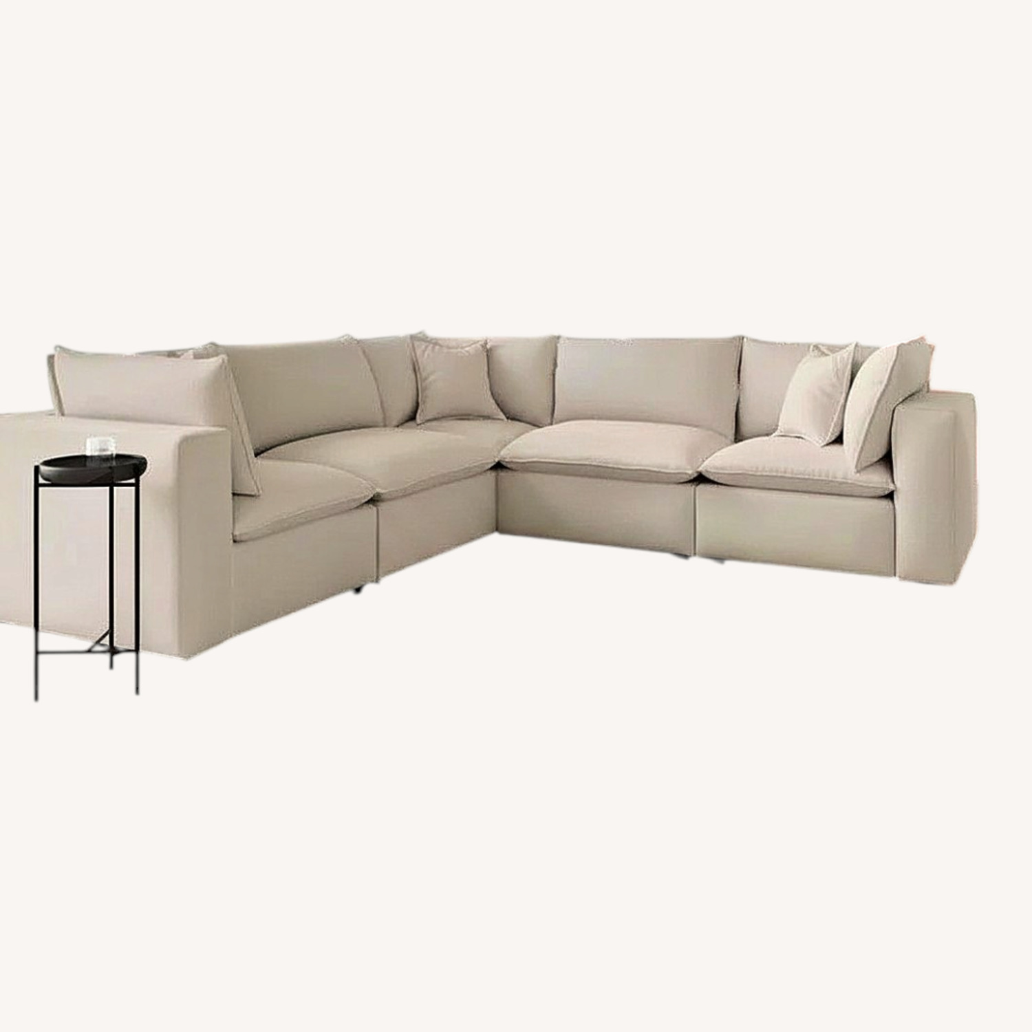 Cali Natural Performance Fabric Modular Sectional - image-5