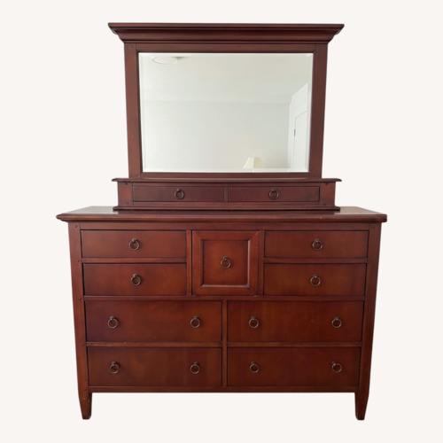 Used Dark Brown Wood Dresser for sale on AptDeco