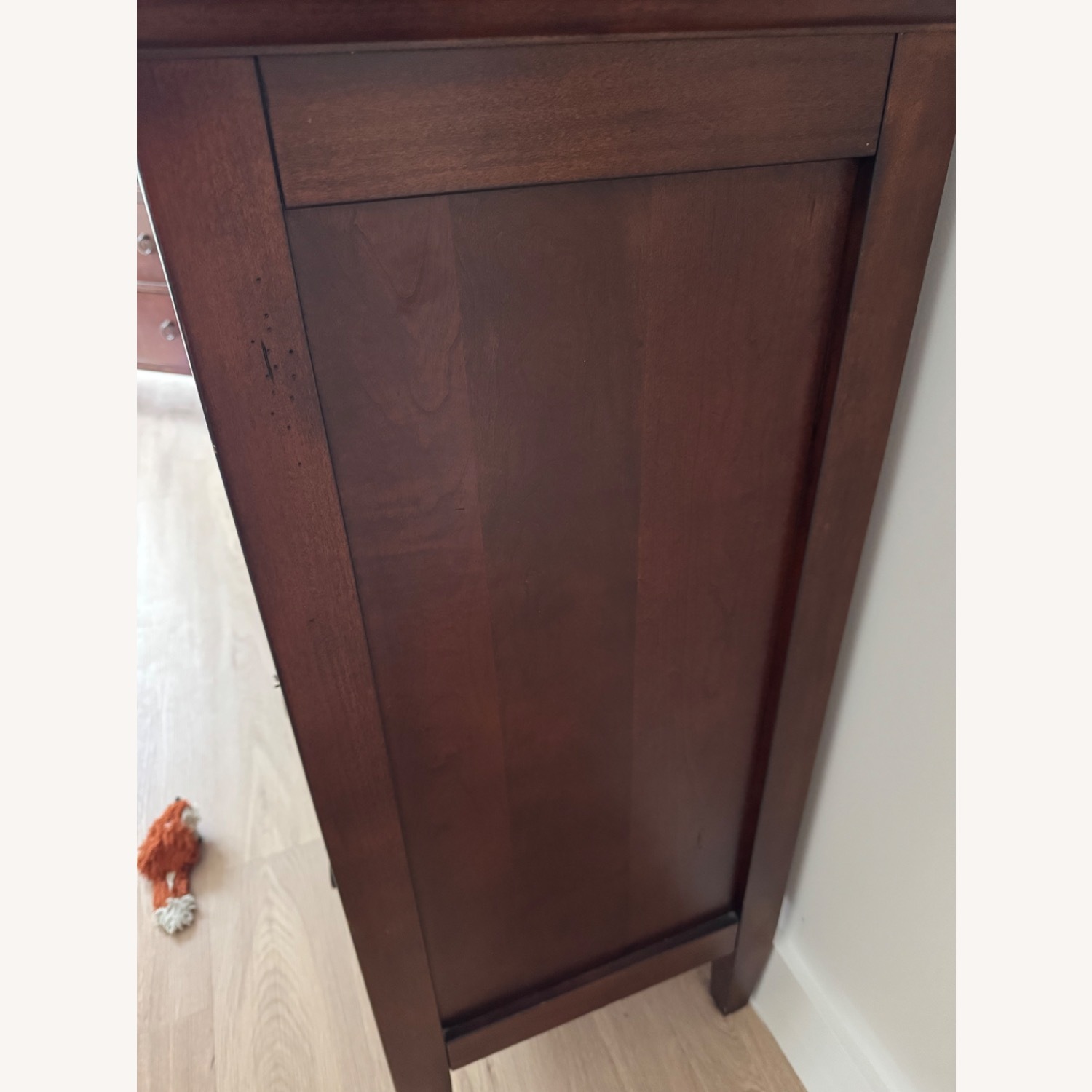 Dark Brown Wood Dresser - image-2