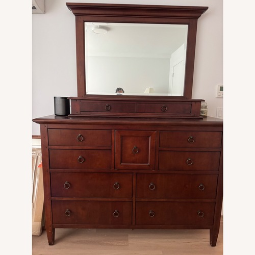 Used Dark Brown Wood Dresser for sale on AptDeco