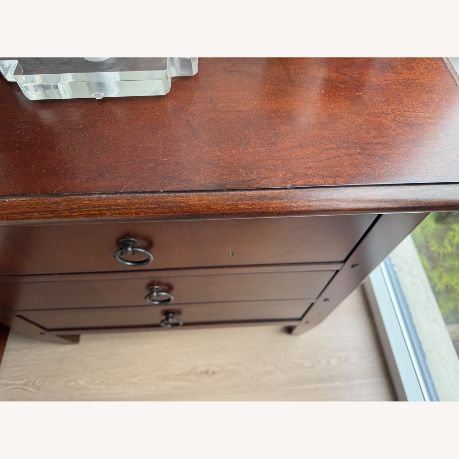 Dark Brown Wood Dresser - image-3