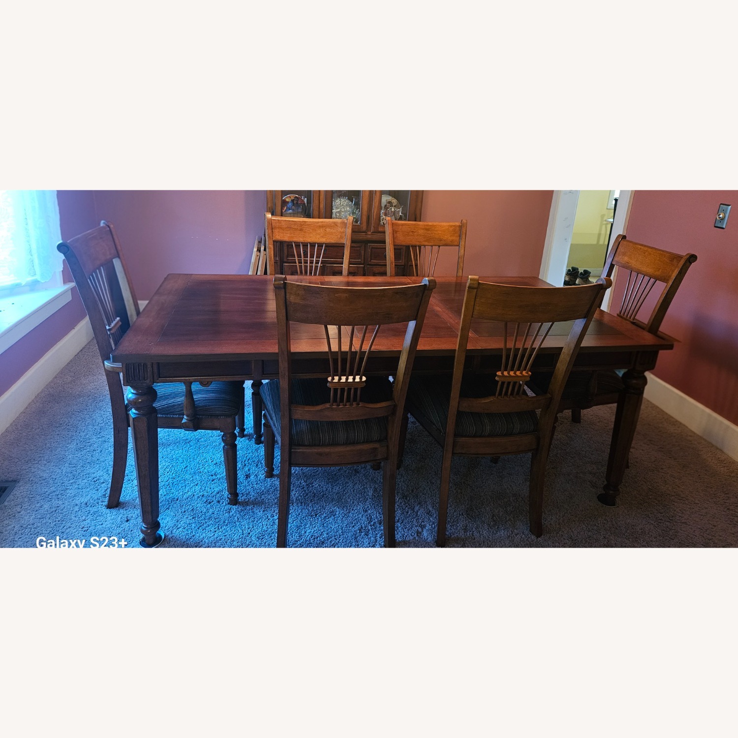 Raymour & Flanigan Dark Brown Wood Dining Sets - image-5