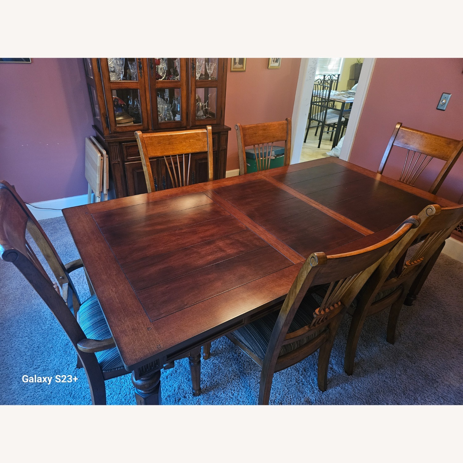 Raymour & Flanigan Dark Brown Wood Dining Sets - image-2
