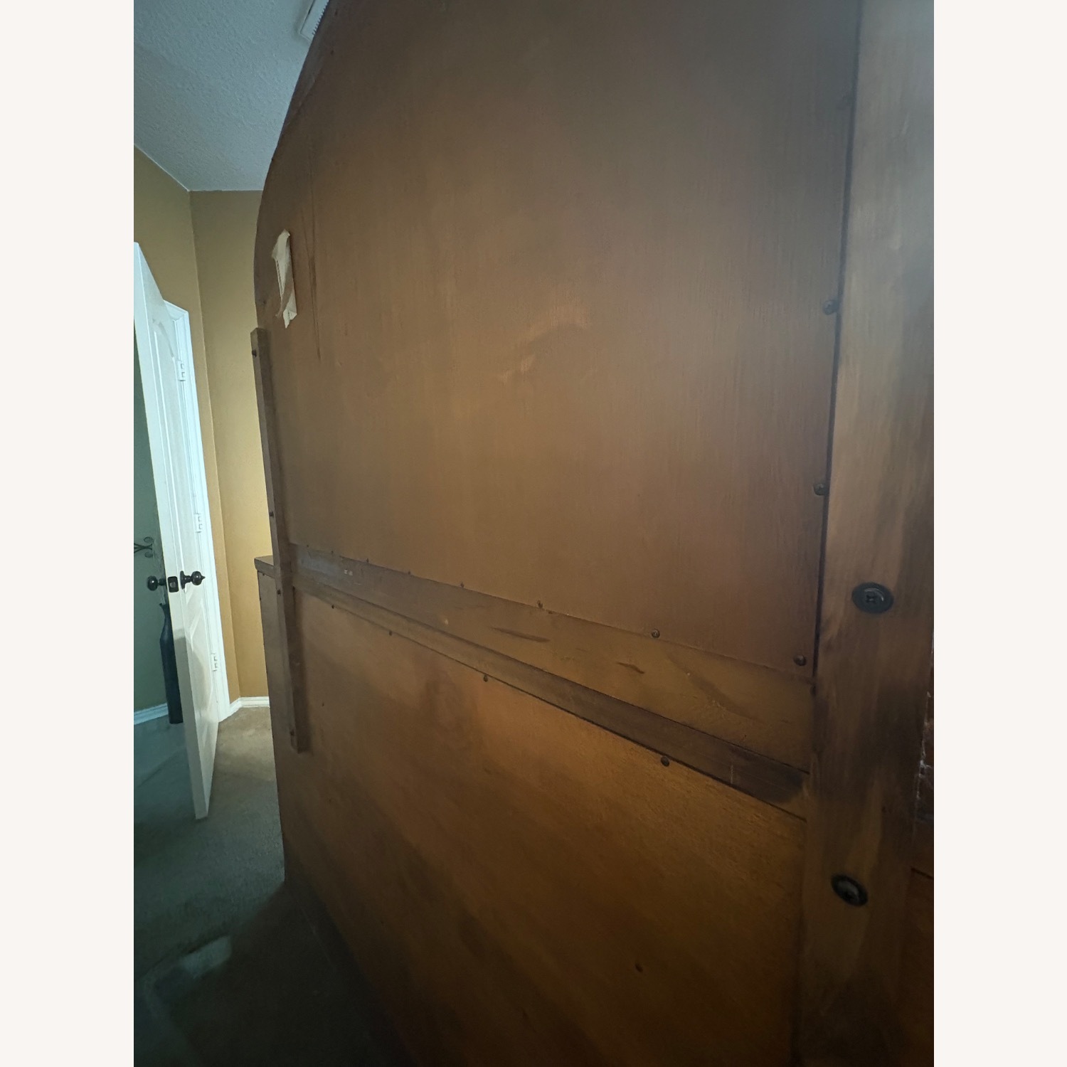 Traditional Wood Armoire - image-2