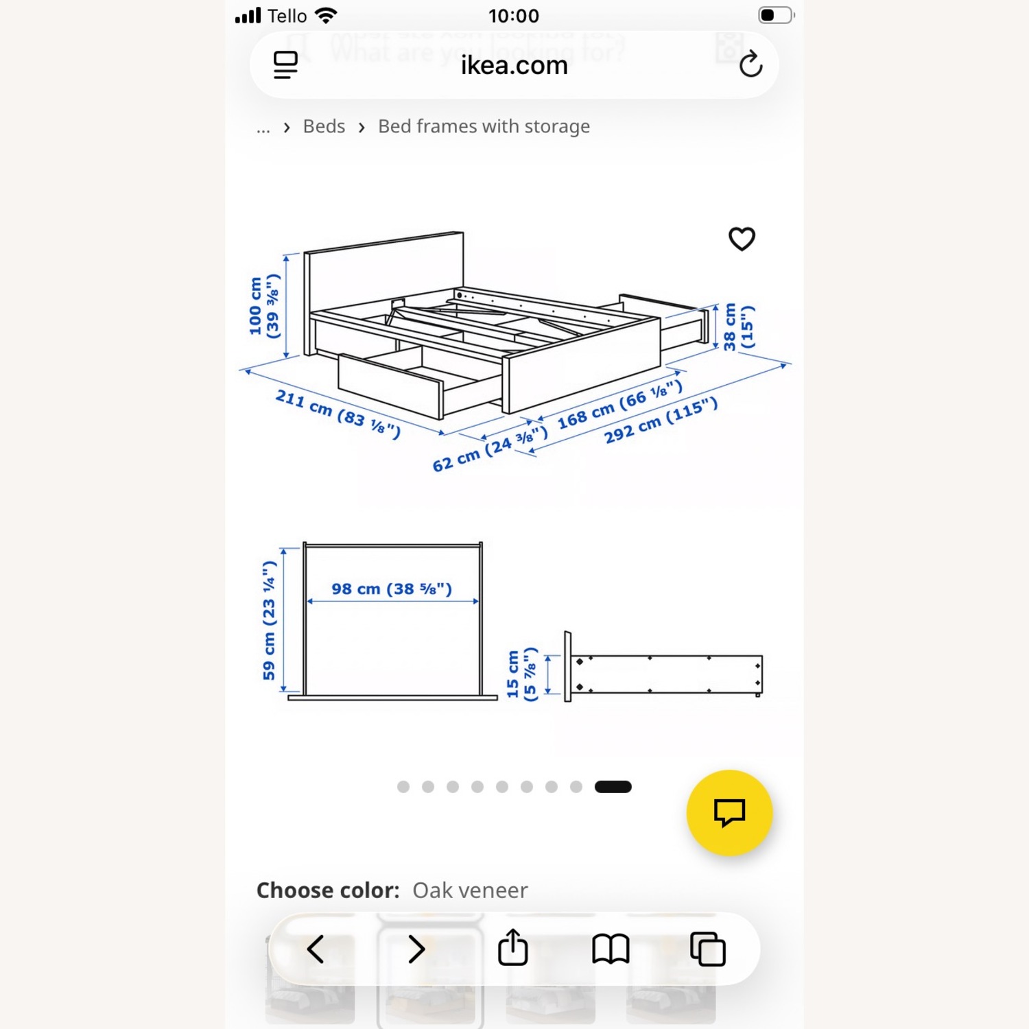 IKEA MALM Queen Bedframe - image-8