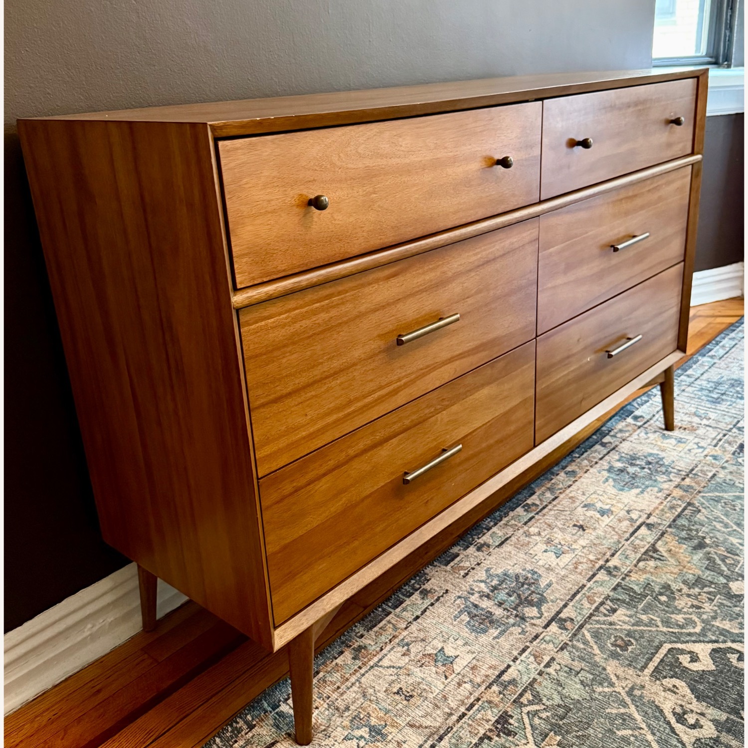 West Elm Mid-Century 6-Drawer Dresser (56") - image-1
