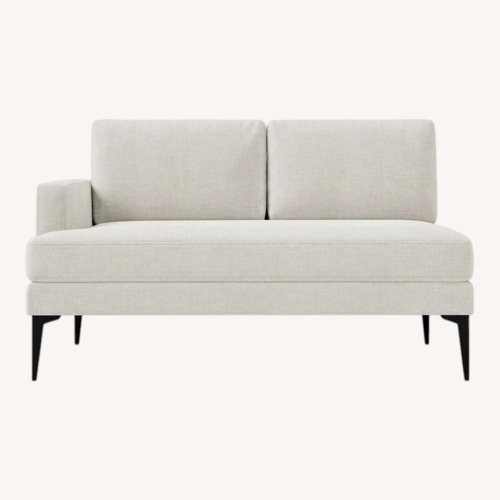 Used West Elm Andes Light Gray Fabric 3+ Seater Sofa for sale on AptDeco