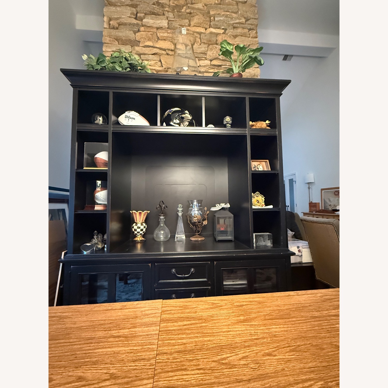 Stanley Furniture Black Wall Unit - image-3