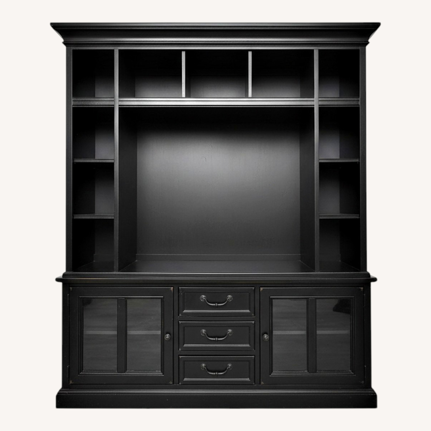 Stanley Furniture Black Wall Unit - image-0