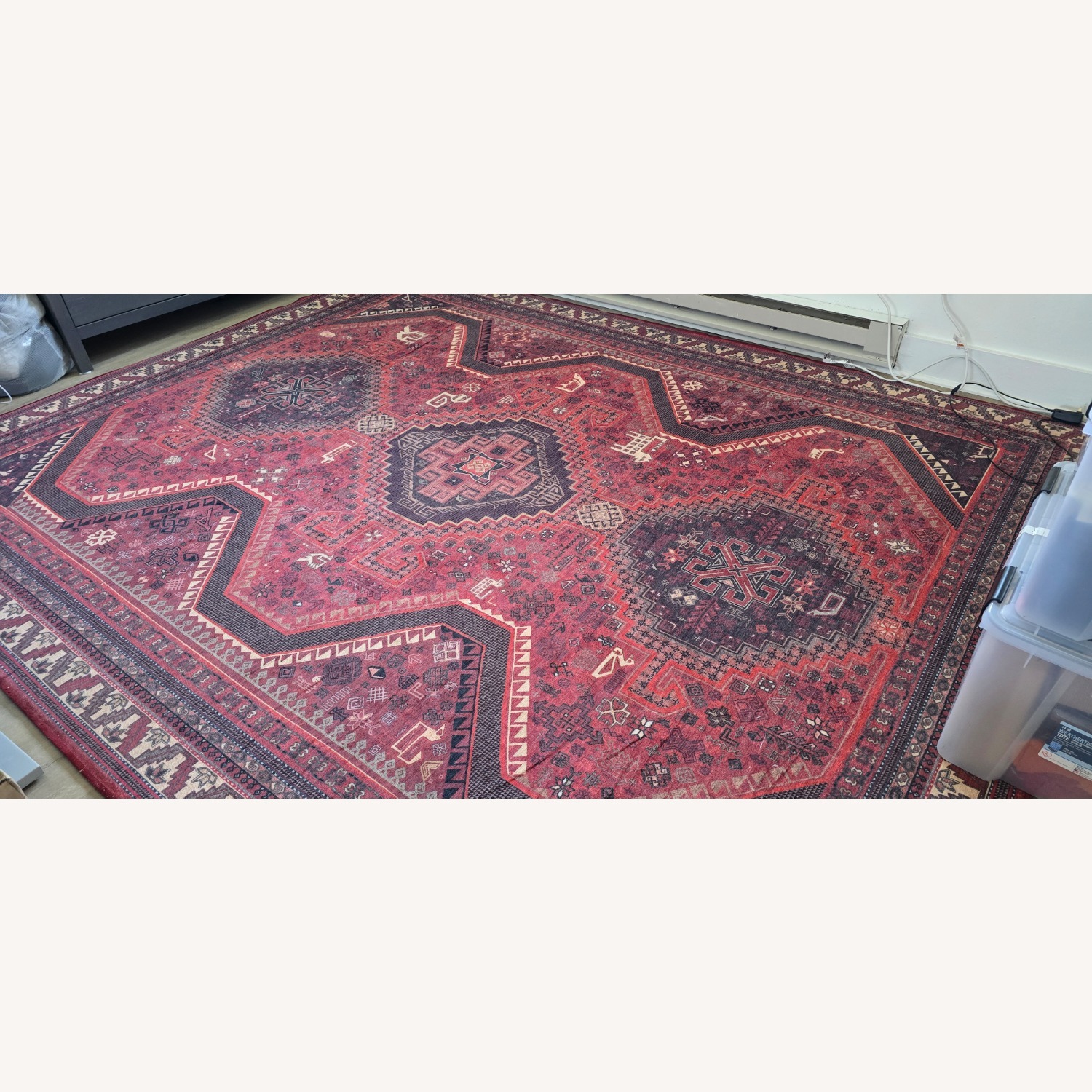 Ruggable Red Glass Area Rug 8' x 10' - image-3