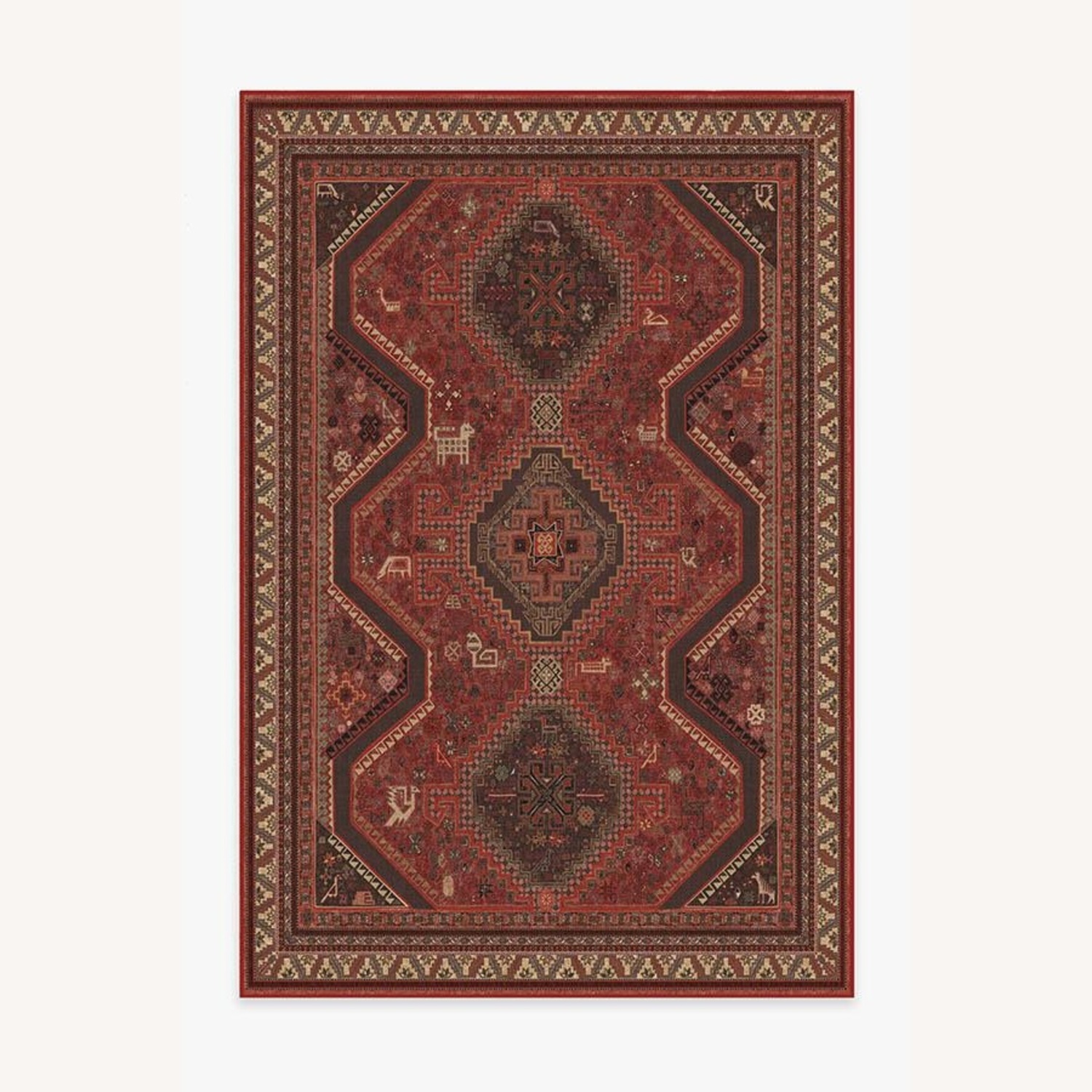Ruggable Red Glass Area Rug 8' x 10' - image-5