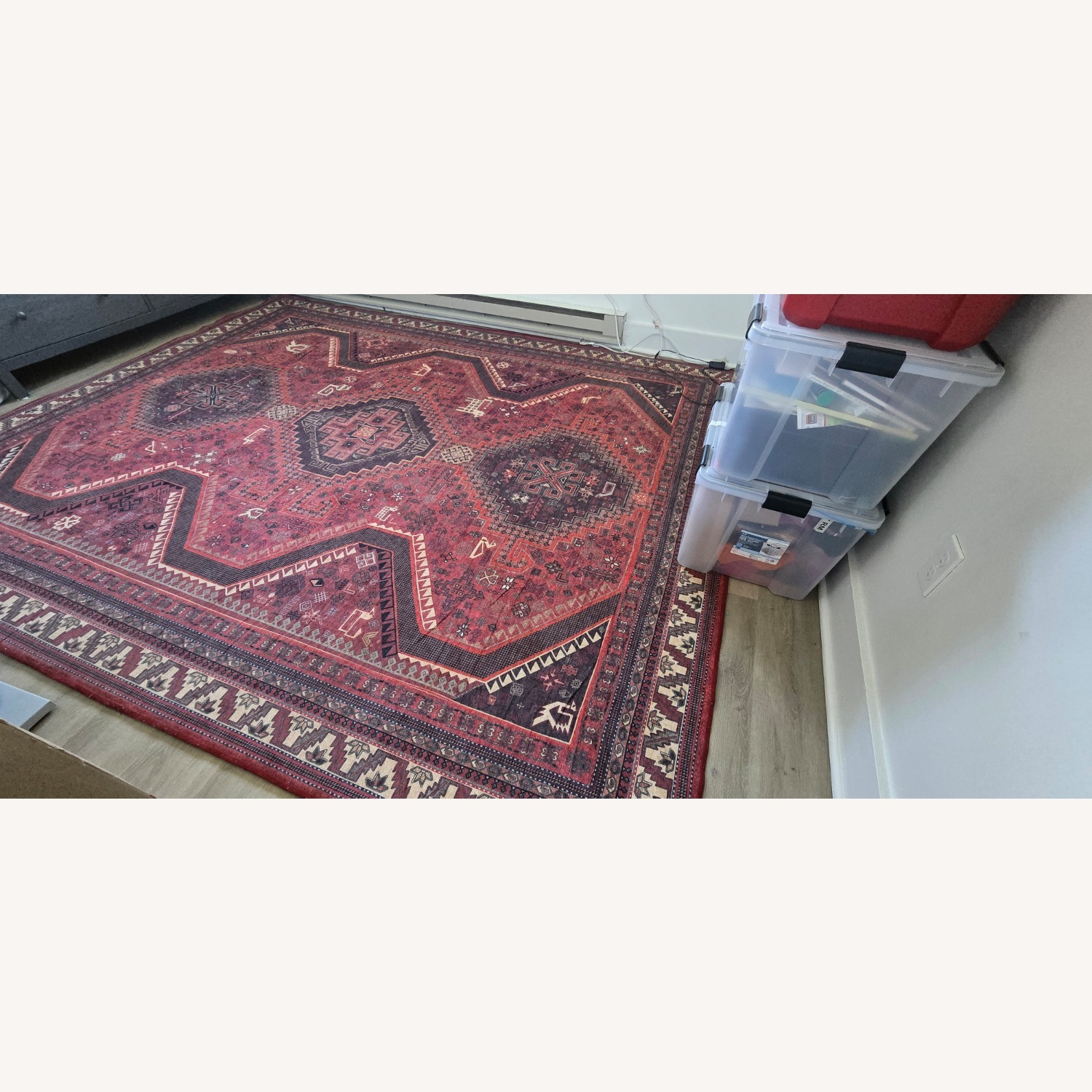 Ruggable Red Glass Area Rug 8' x 10' - image-2