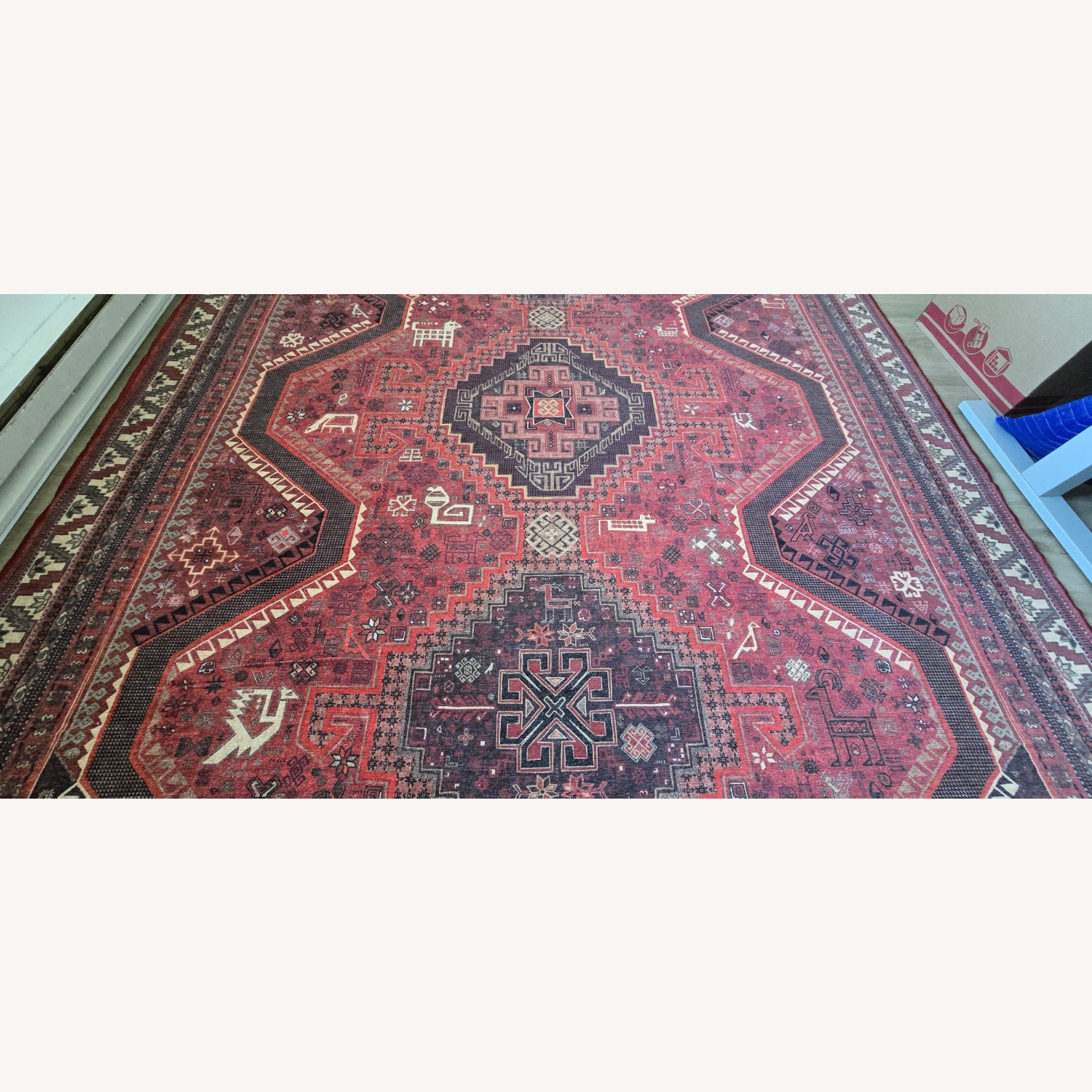 Ruggable Red Glass Area Rug 8' x 10' - image-4
