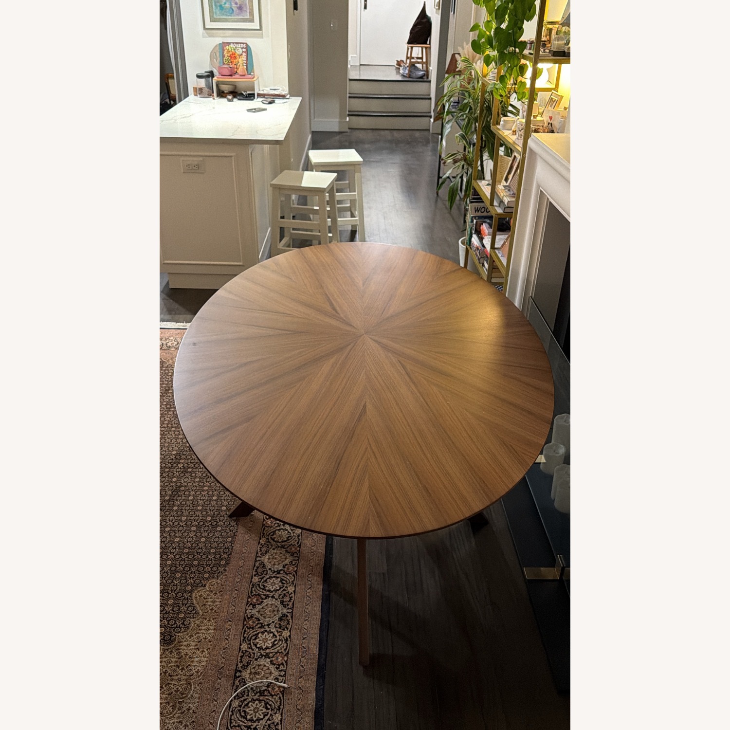 Modway Dark Brown Wood Dining Set - image-2