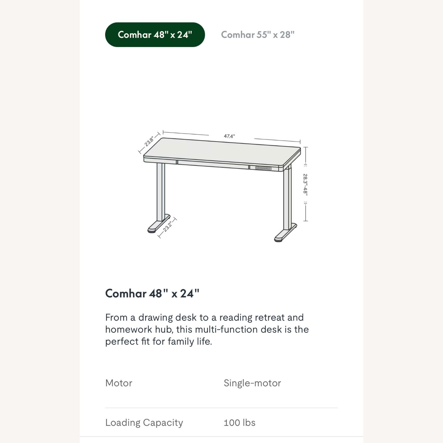 Flexispot Comhar Standing Desk - image-9