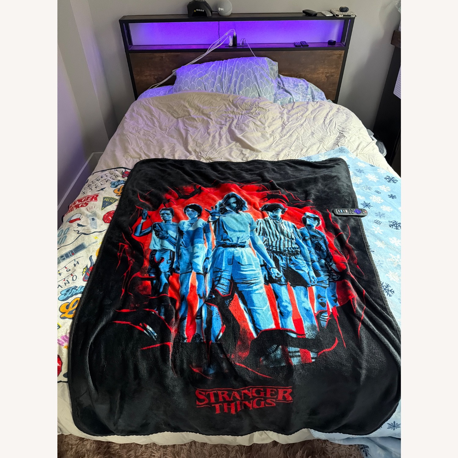 Queen Size Bed & Frame - image-1