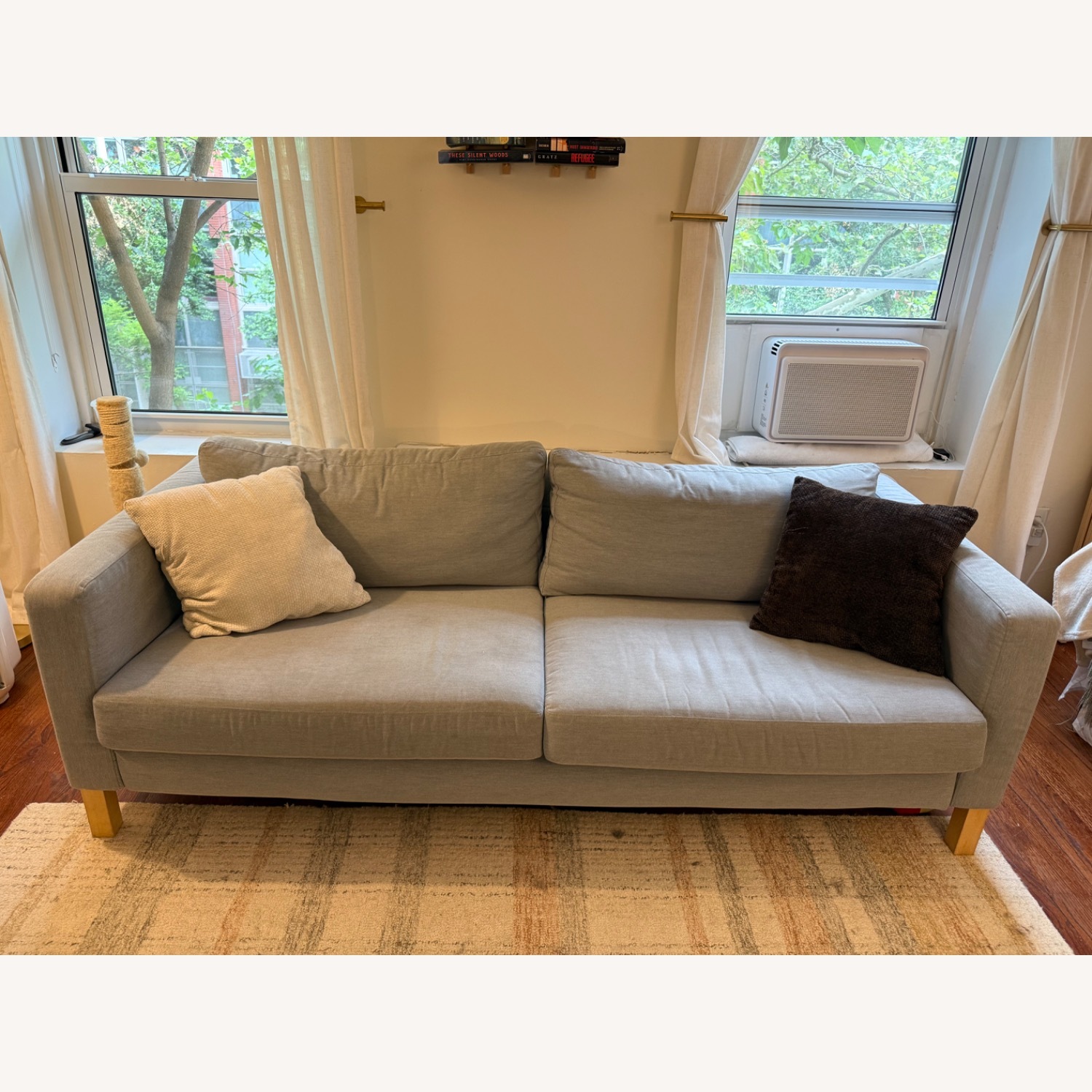 IKEA SALTSJÖBADEN Light Gray Fabric 3+ Seater Sofa - image-2