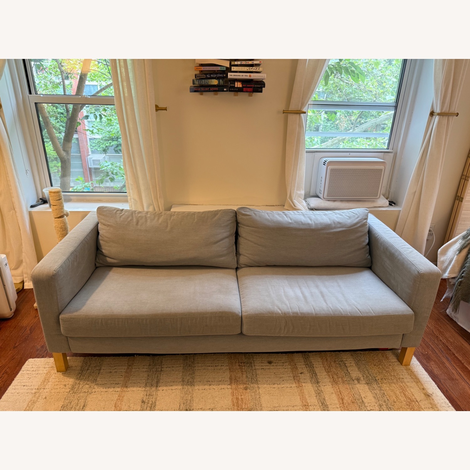 IKEA SALTSJÖBADEN Light Gray Fabric 3+ Seater Sofa - image-5