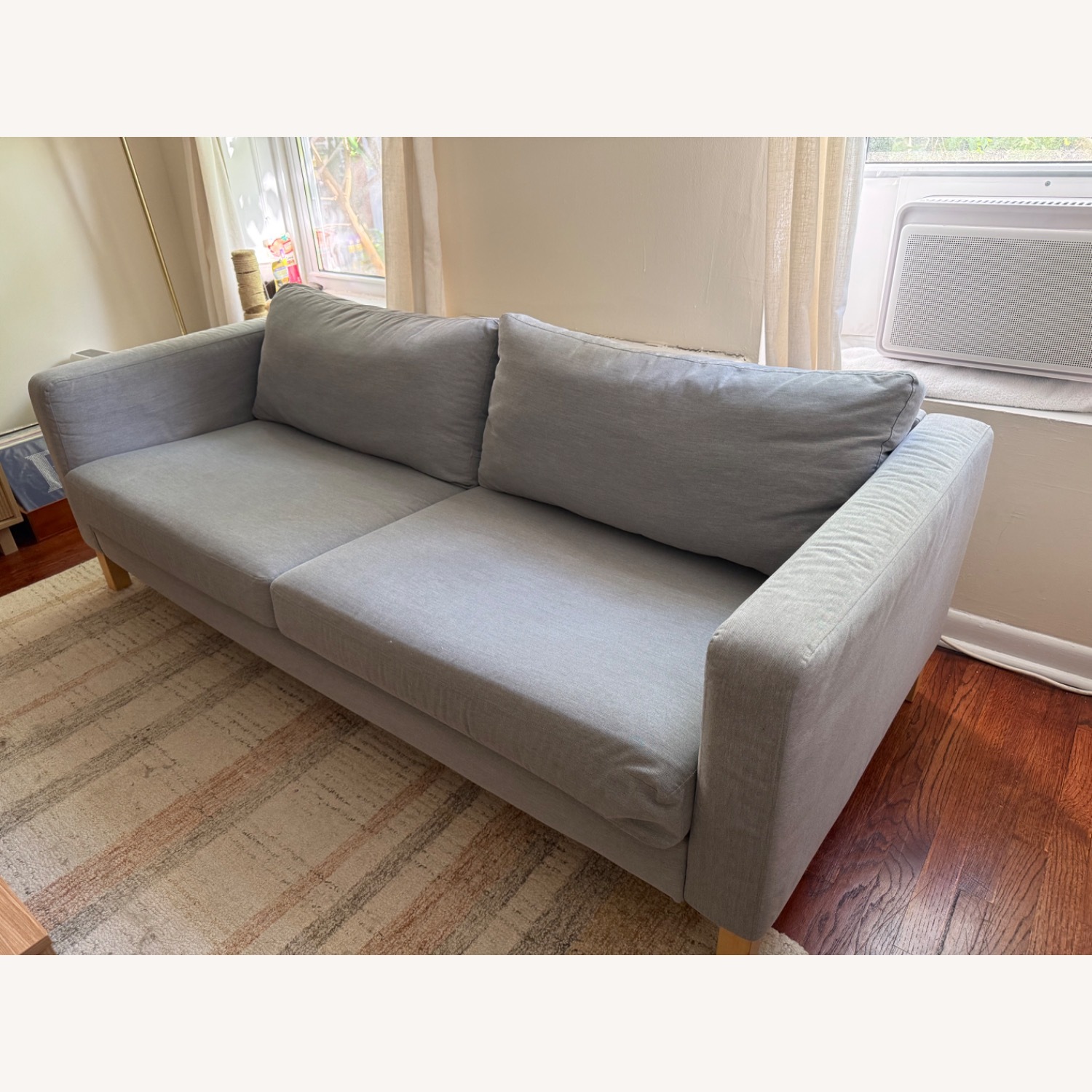 IKEA SALTSJÖBADEN Light Gray Fabric 3+ Seater Sofa - image-5