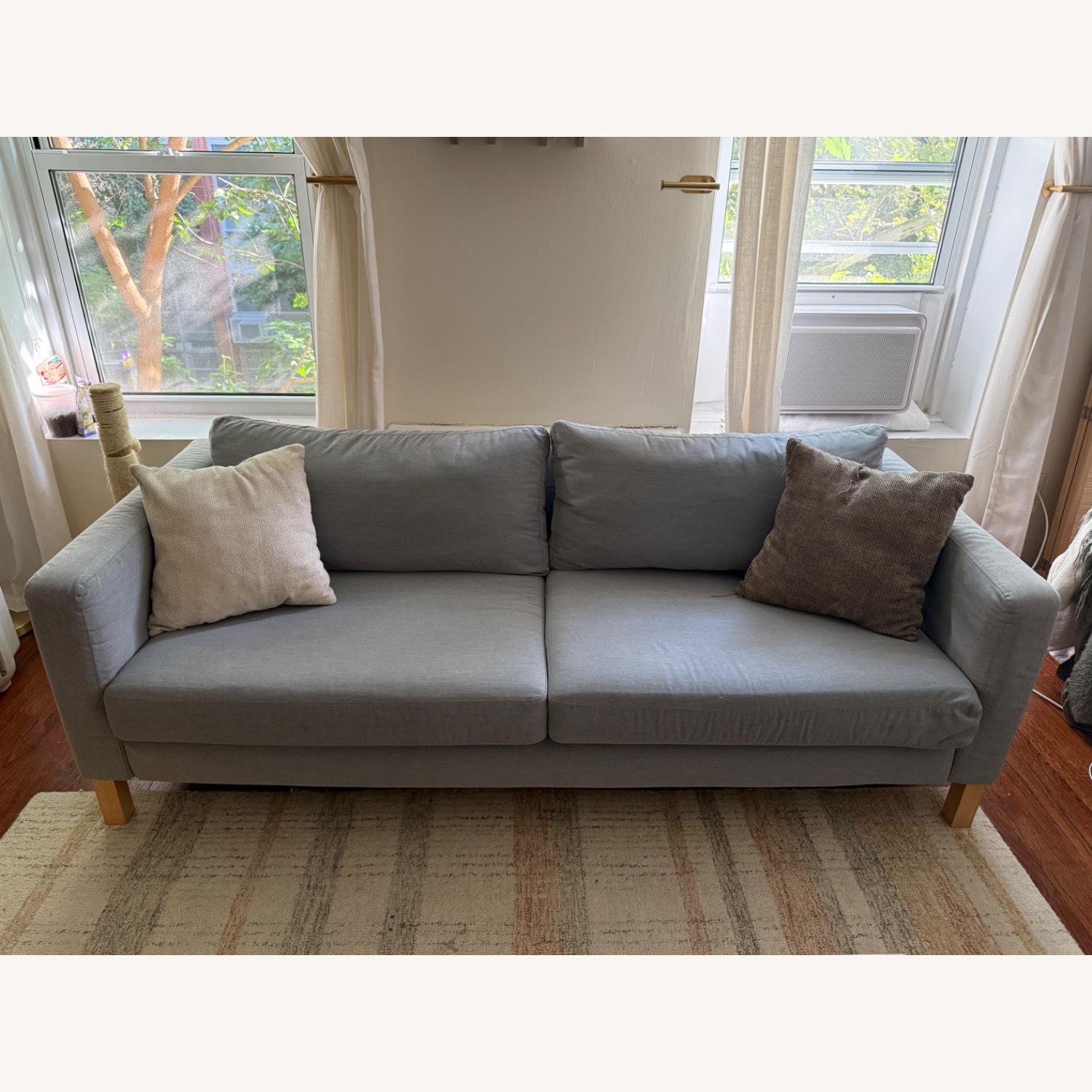 IKEA SALTSJÖBADEN Light Gray Fabric 3+ Seater Sofa - image-3