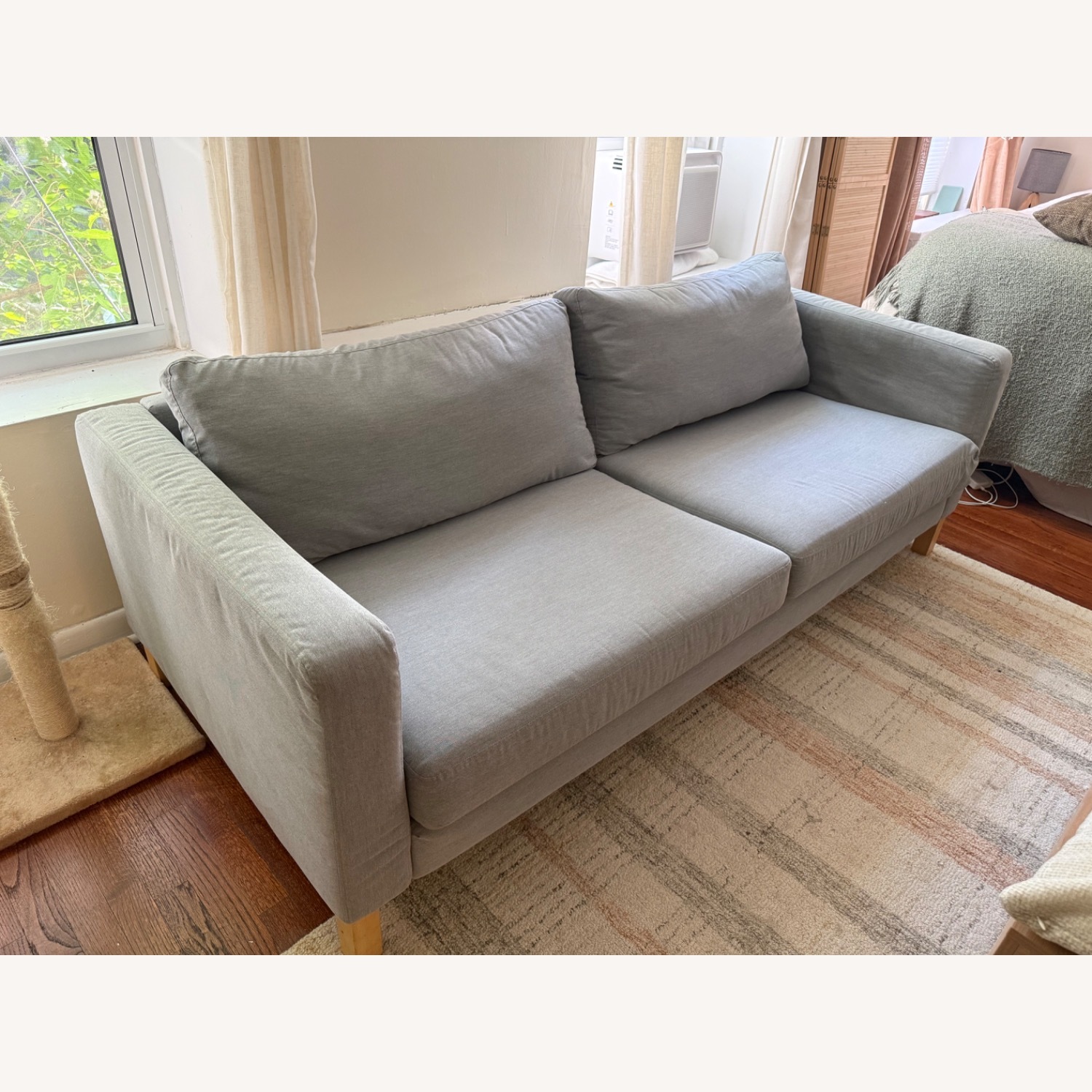 IKEA SALTSJÖBADEN Light Gray Fabric 3+ Seater Sofa - image-6