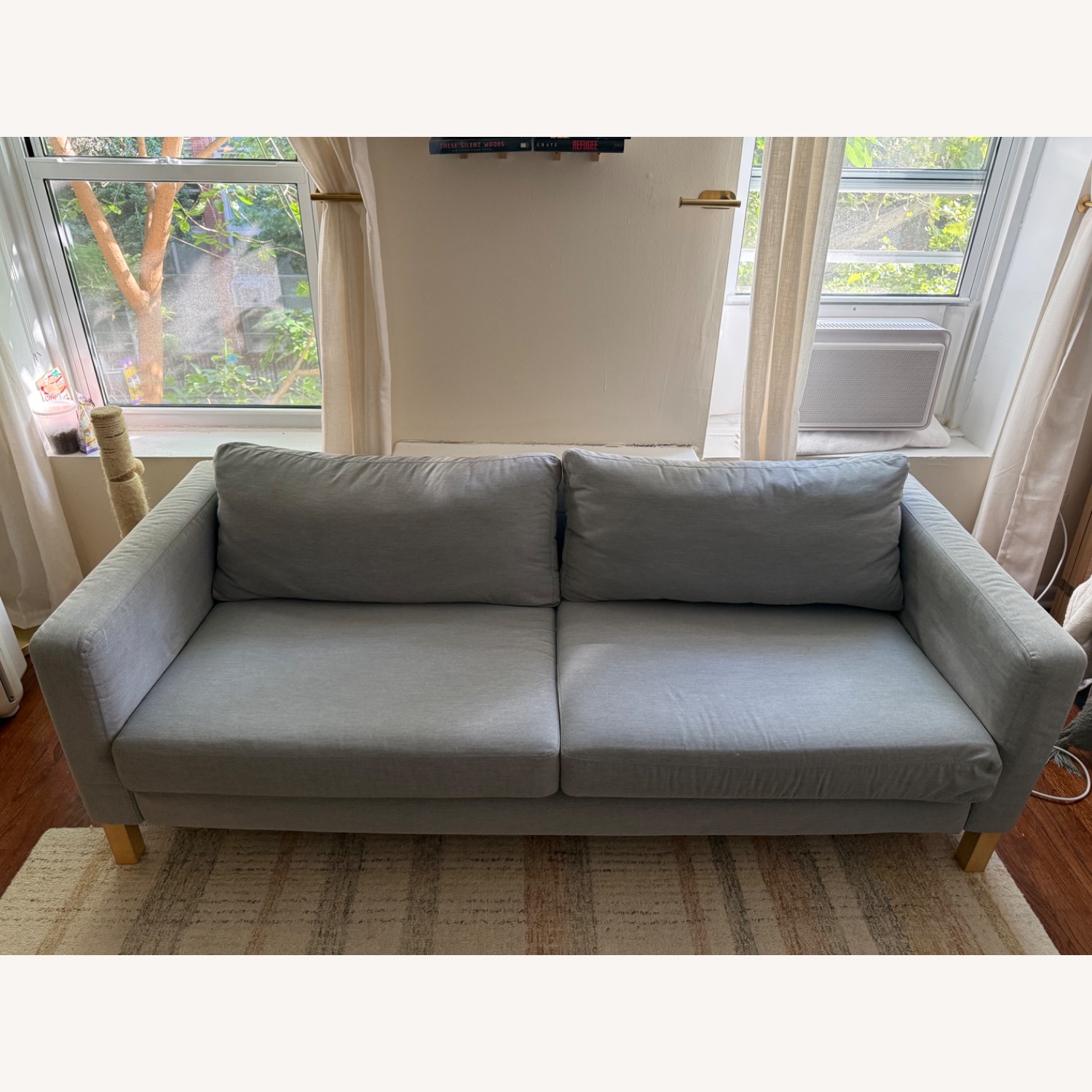 IKEA SALTSJÖBADEN Light Gray Fabric 3+ Seater Sofa - image-4