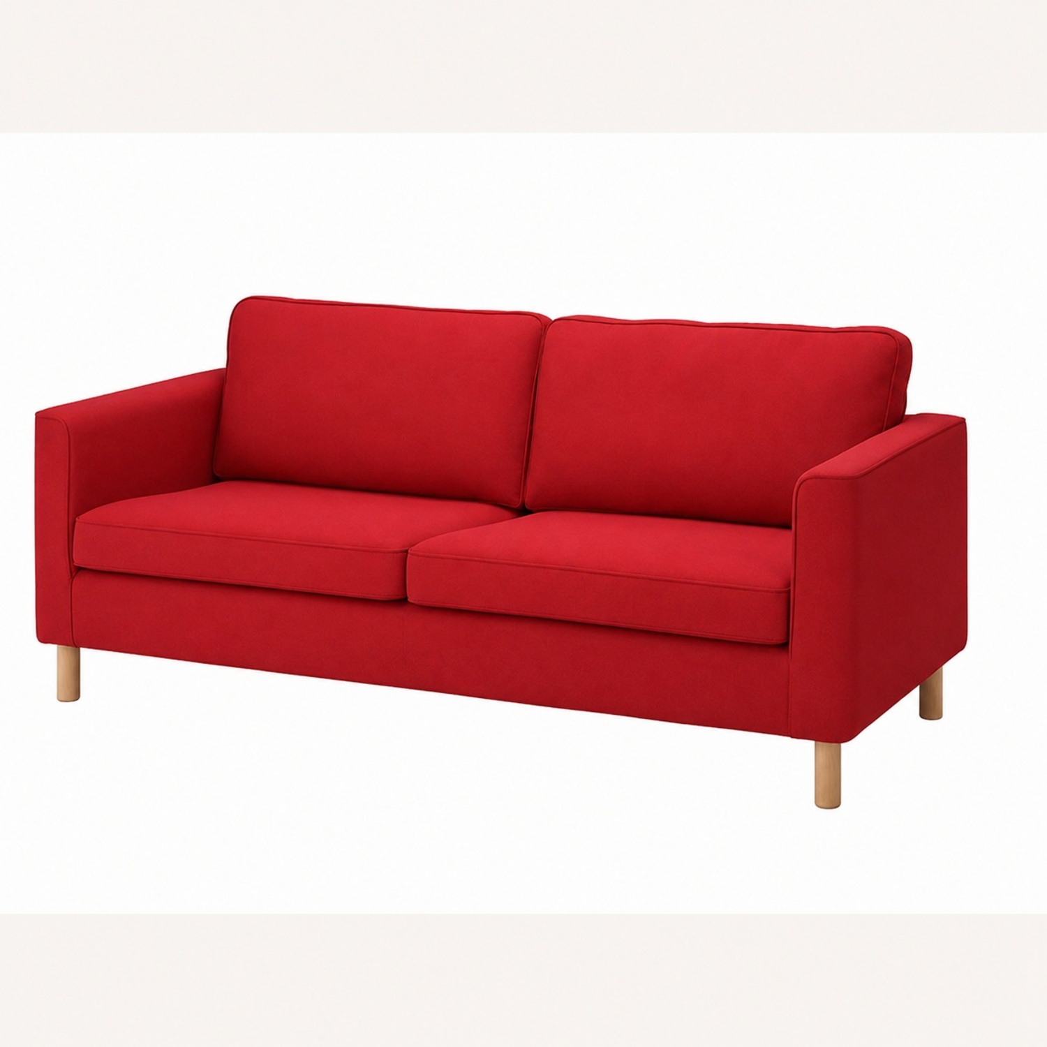 IKEA Parup Red Cotton 2 Seater Sofa - image-7