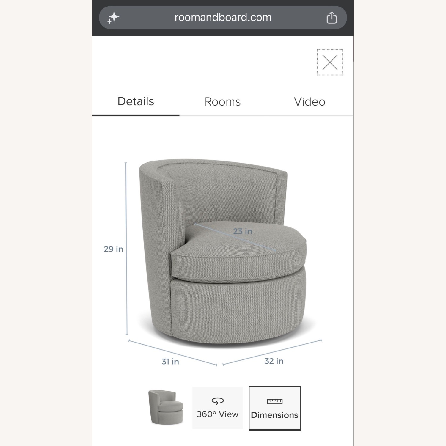Room & Board Natural Accent Chairs - image-6