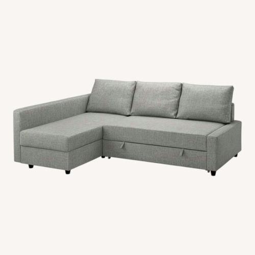 Used IKEA FRIHETEN Light Gray Sleeper Sofa for sale on AptDeco