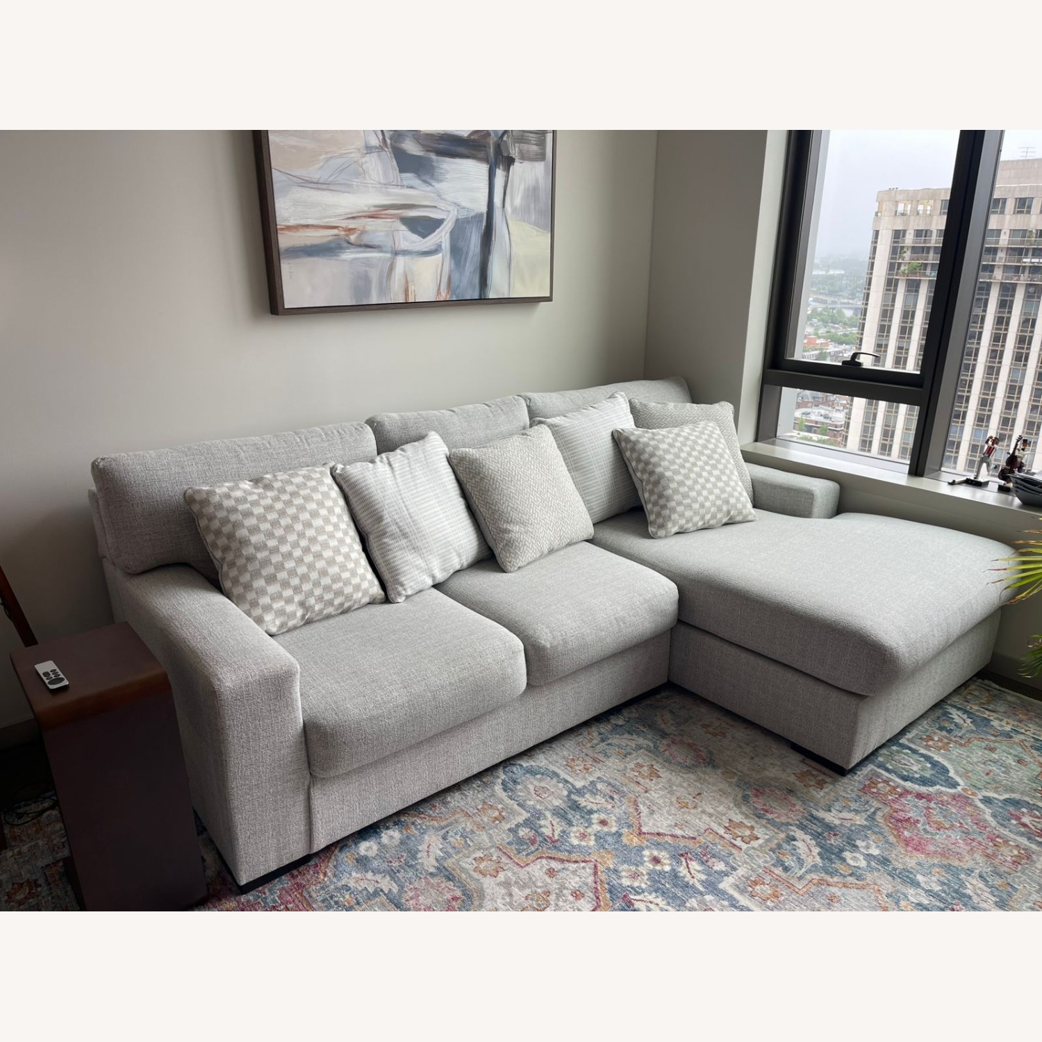 Ashley Furniture Omaha Light Gray 2 Piece Sectional - image-2