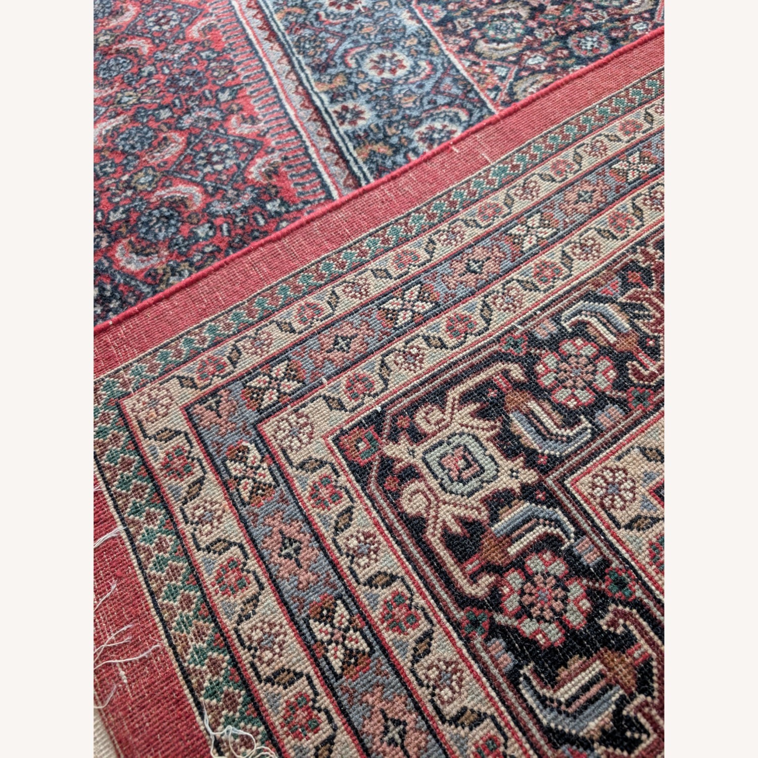 Vintage 9x12 Persian Heriz Rug - image-5