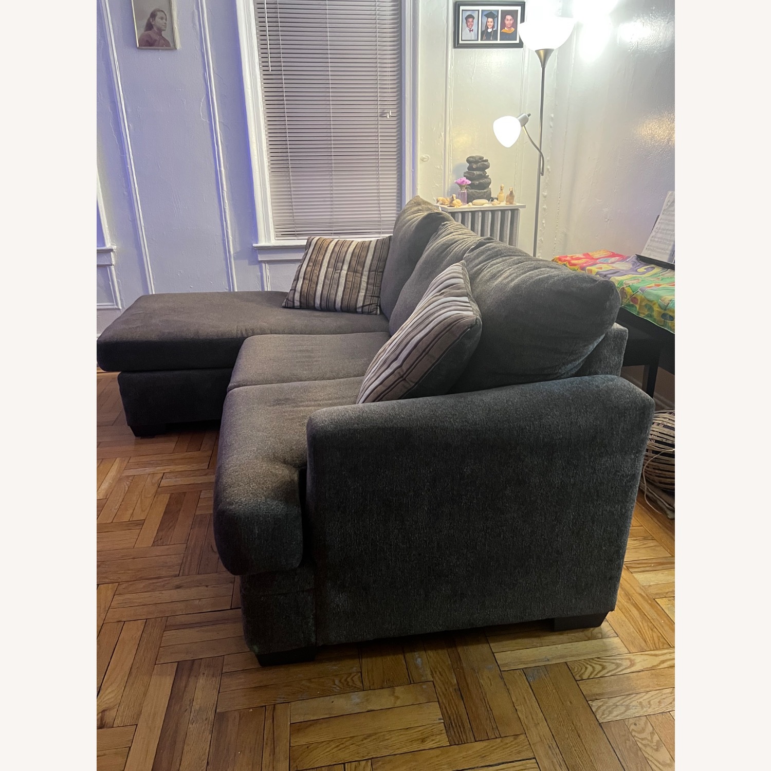 Brown 3 Seater Sofa  - image-3