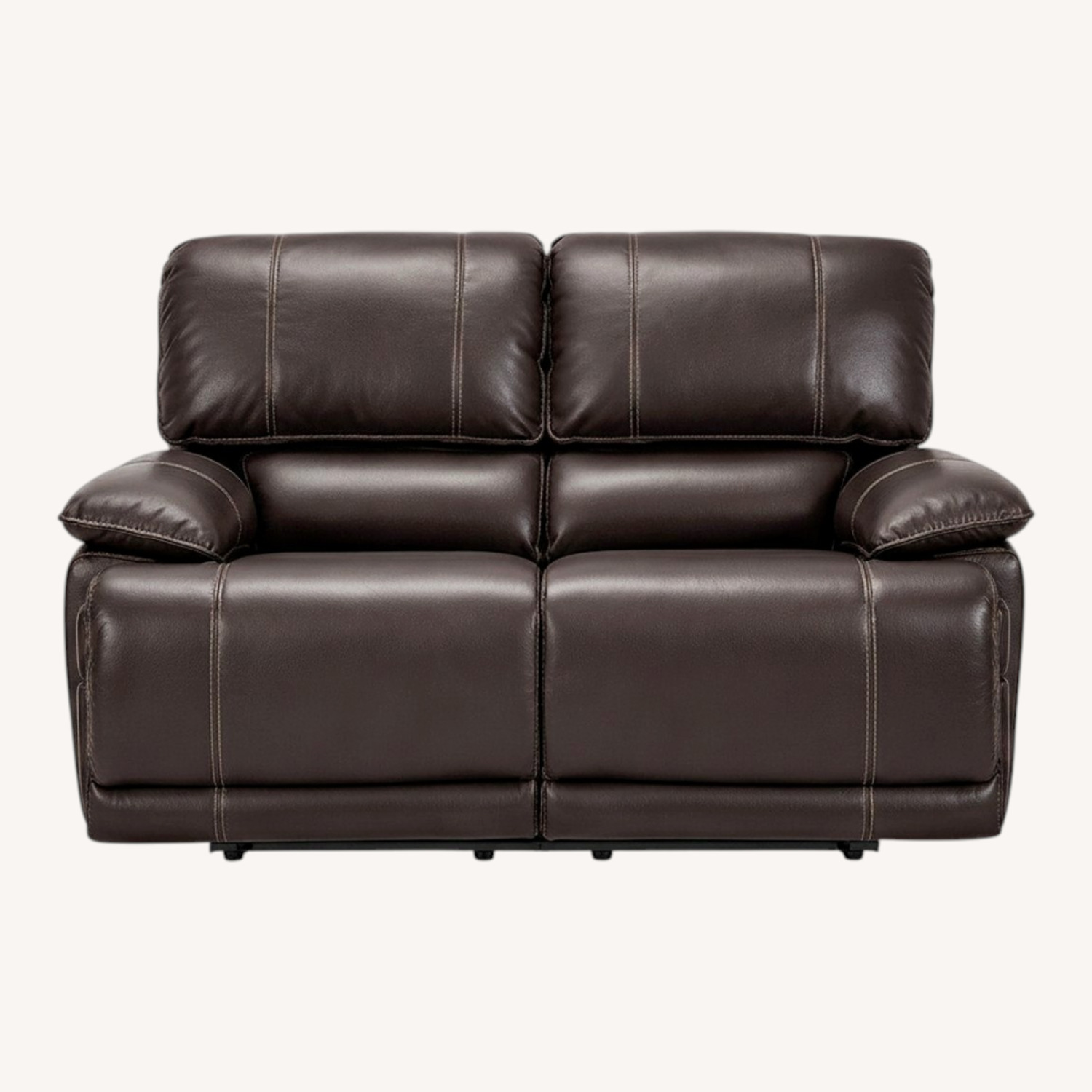 Haverty's Maddox Leather Reclining Sofa - image-0