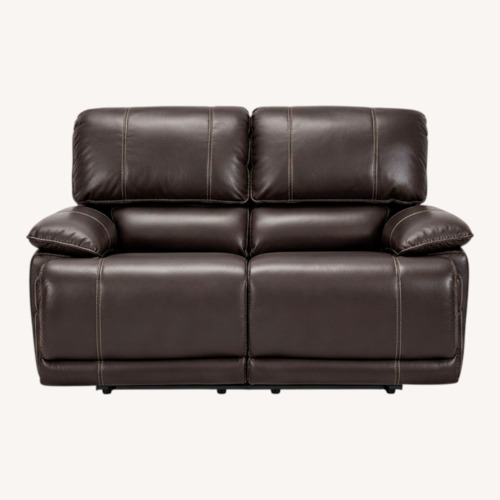 Used Haverty's Maddox Leather Reclining Sofa for sale on AptDeco