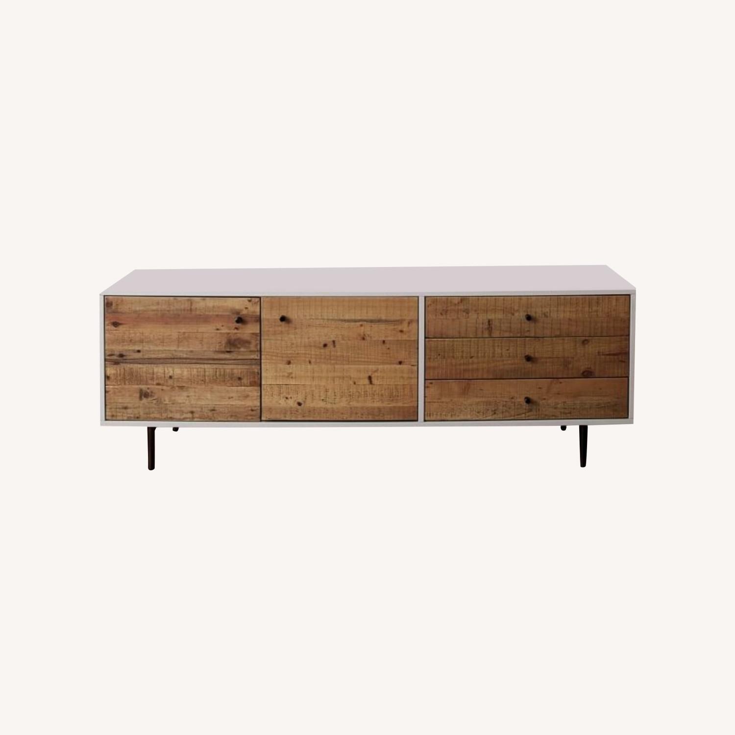 West Elm Reclaimed Wood & Lacquer Media Console - image-8