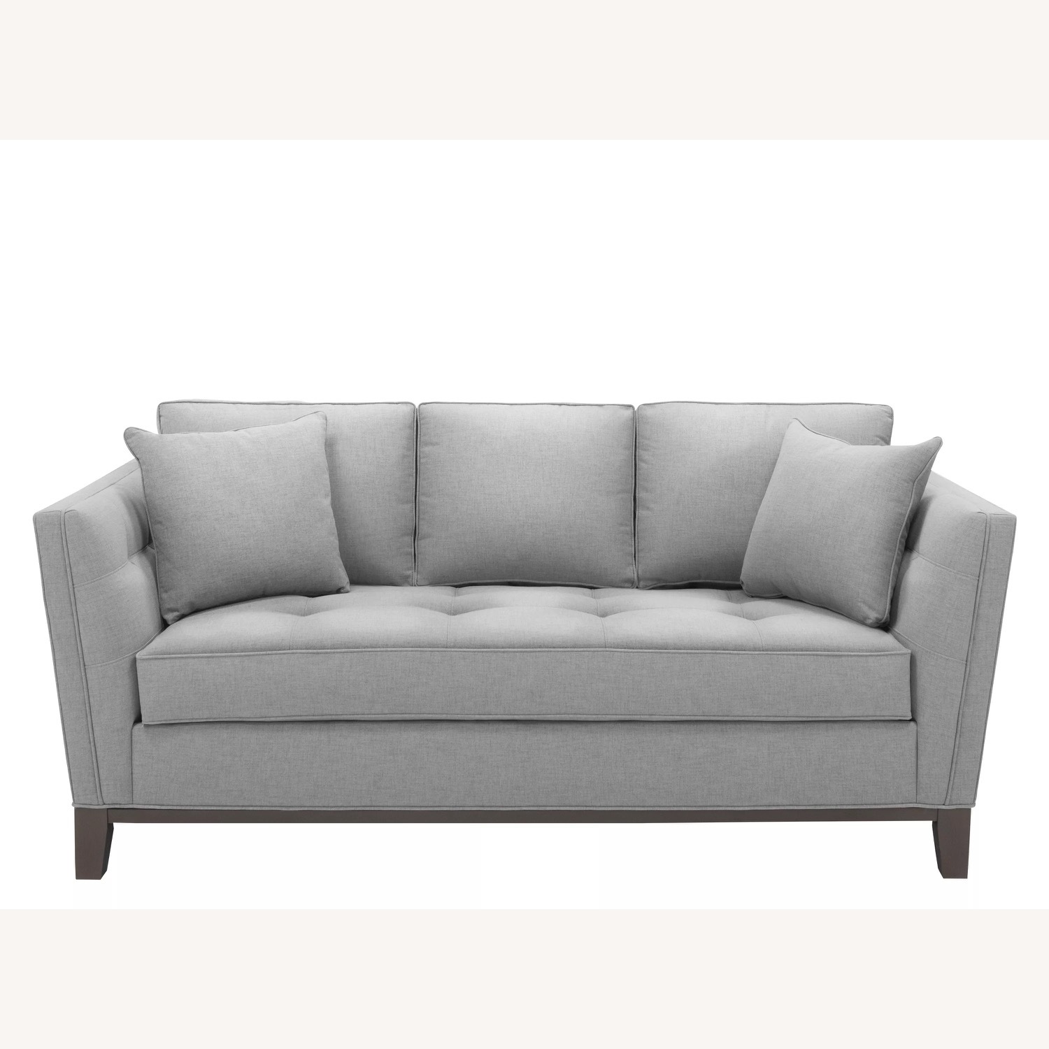 Raymour & Flanigan Light Gray Macauley Apartment Sofa - image-3
