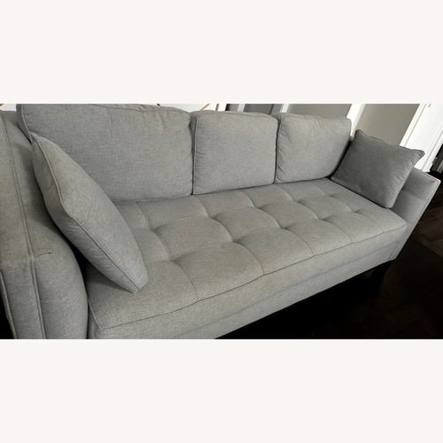 Used Raymour & Flanigan Light Gray Macauley Apartment Sofa for sale on AptDeco