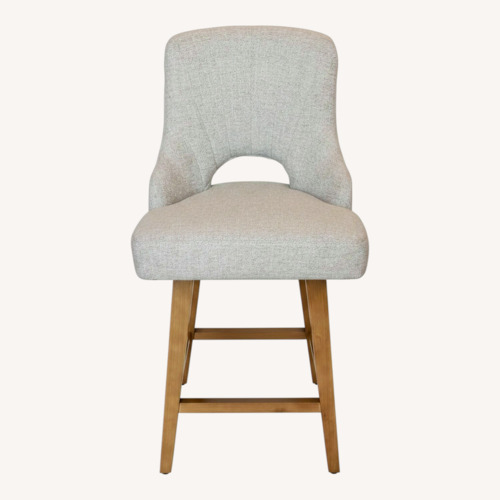 Used Light Gray Fabric Stools for sale on AptDeco
